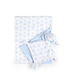 Plush Comfort Baby Security Blanket Lovie 2 Piece Set