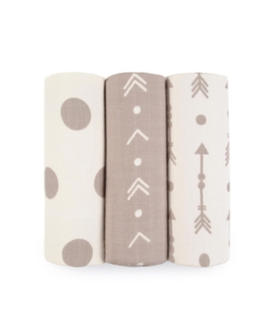 Tadpoles Muslin Baby Receiving Blankets Set of 3