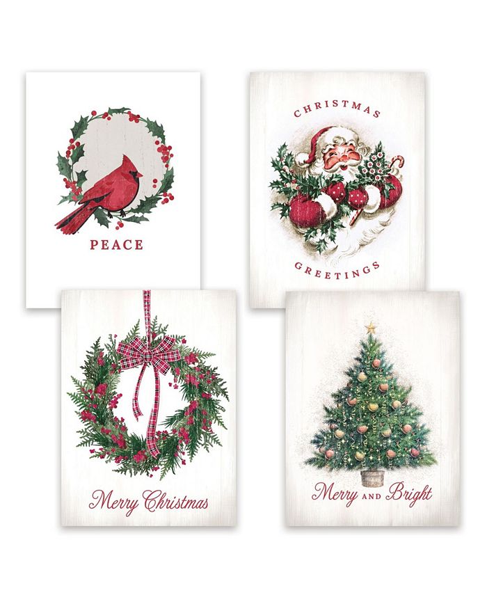 Masterpiece Studios Masterpiece Cards Christmas Past Assortment Holiday Boxed Cards, 16 Cards