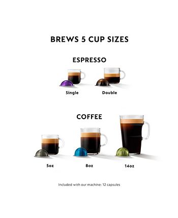 Nespresso by De'Longhi Graphite Metal Vertuo Coffee and Espresso Machine  with Aeroccino + Reviews