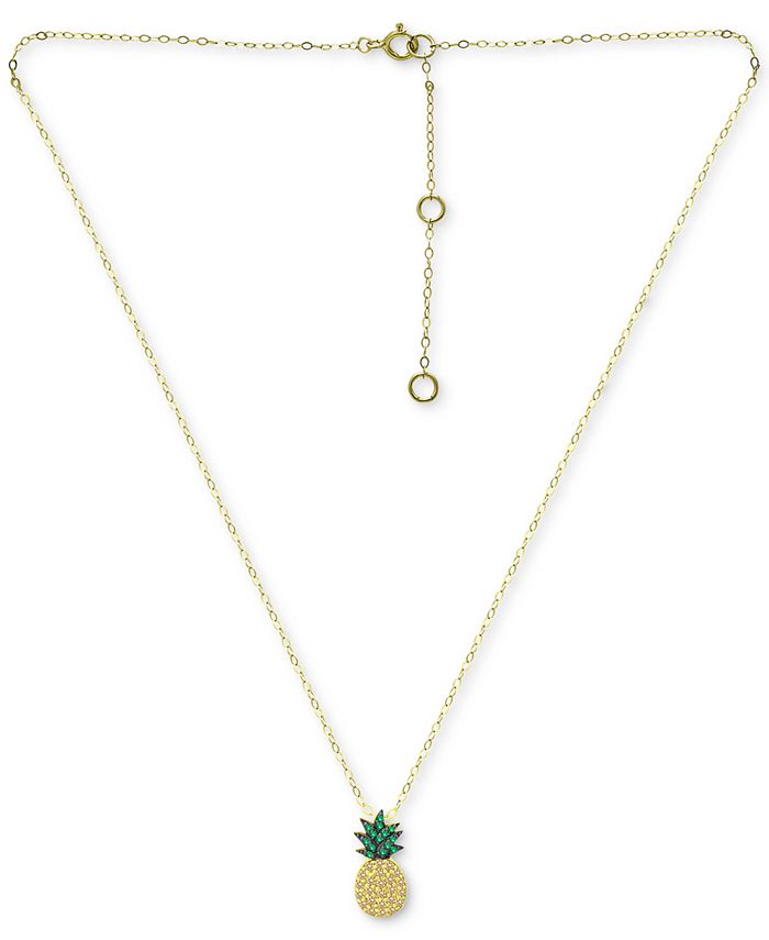Macy's pineapple necklace online