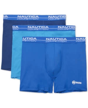 Nautica Men's 3-Pk Mesh Performance Boxer Briefs