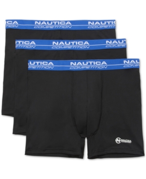 Nautica Men's 3-Pk Mesh Performance Boxer Briefs