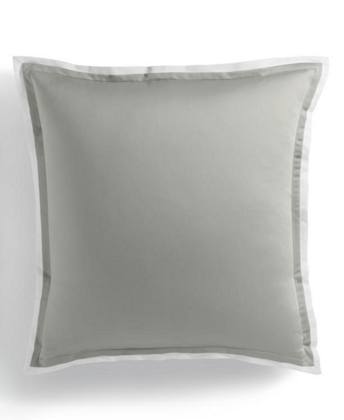 Sleep Luxe 800 Thread Count 100% Cotton Sham, European, Created for Macy's - Charcoal