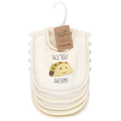 Natural Cotton Dribble Bibs