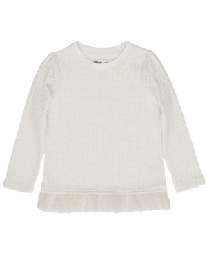 image of Epic Threads Toddler Girls Tulle Hem Elevated Mix and Match Sweater