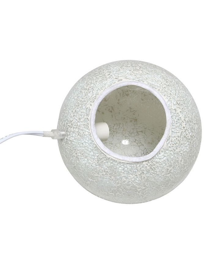 Simple Designs 1 Light Mosaic Stone Ball Table Lamp Macy's
