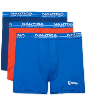 Nautica Men's 3-Pk Mesh Performance Boxer Briefs