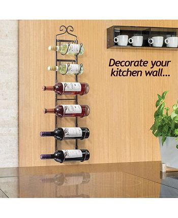 Wall Mounted Towel and Wine Rack