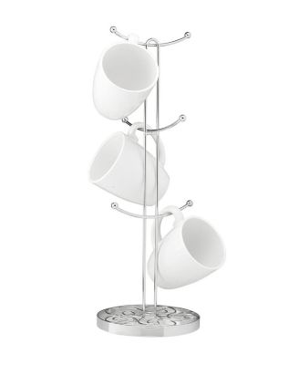 HomeIT - Chrome Mug Tree Holder High Quality Mug Rack