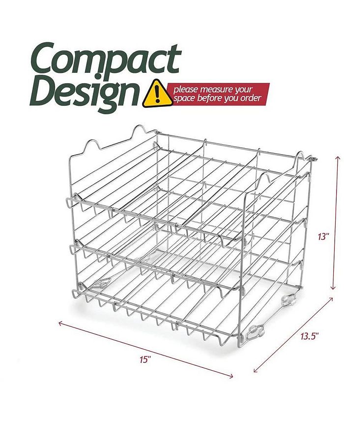 HomeIT Stackable Can Rack Organizer, Holds up to 36 Cans Macy's