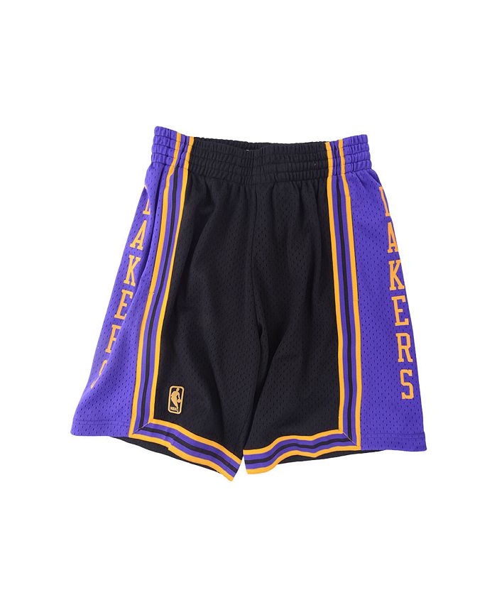 Youth Los Angeles Lakers Mitchell & Ness Royal Hardwood Classics Swingman  Shorts