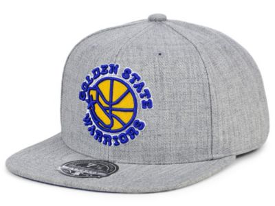 Mitchell & Ness - Golden State Warriors Hardwood Classic Team Heather Fitted Cap