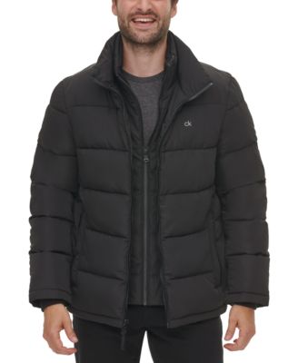 macy's calvin klein men's coat