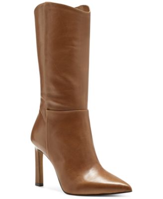 vince camuto cognac boots