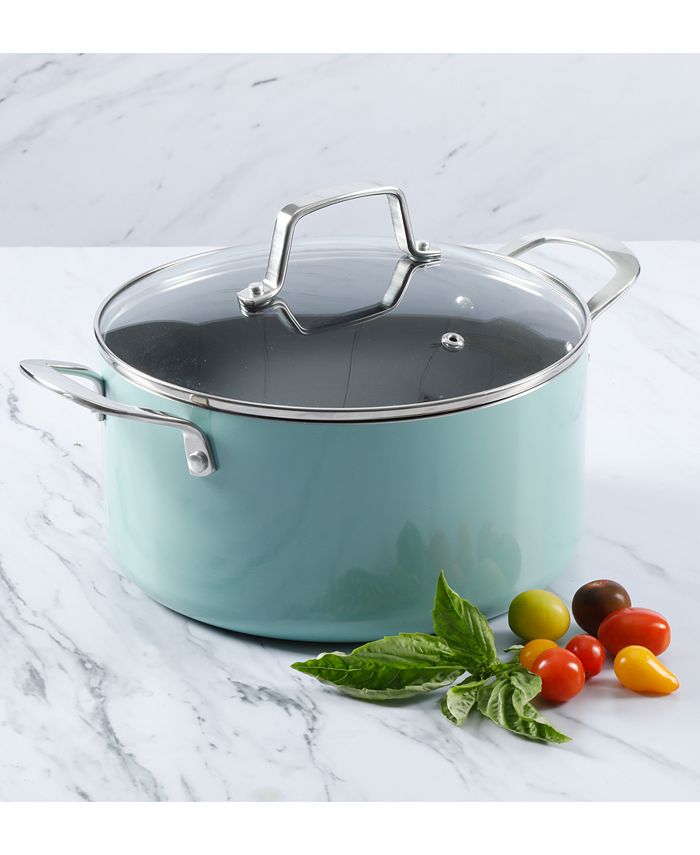 Martha Stewart Collection 10Pc. HardEnameled Aluminum Nonstick