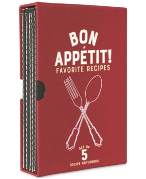 DESIGNWORKS INK "BON APPETIT" RECIPE NOTEBOOK SET