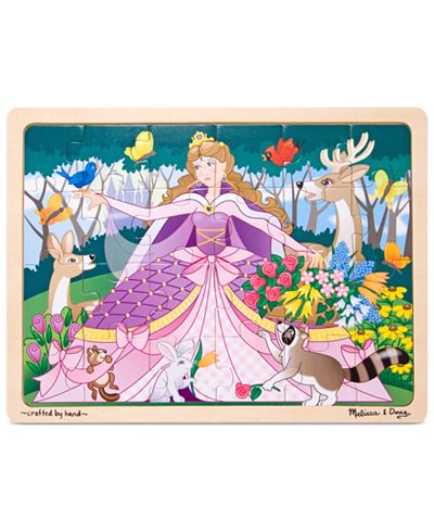 Melissa and Doug Kids Toy, Woodland Princess 24-Piece Jigsaw Puzzle