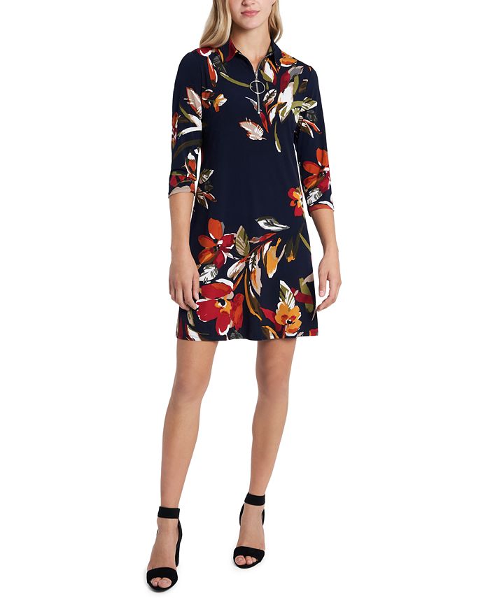 MSK FloralPrint Shift Dress Macy's