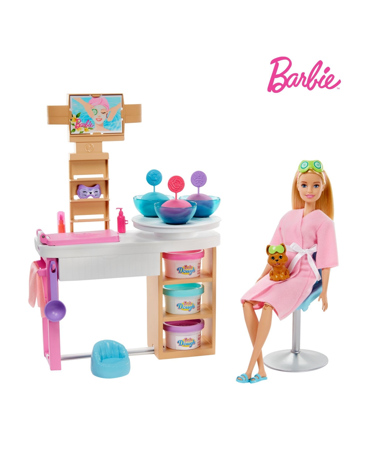 UPC 887961816495 product image for Barbie Face Mask Spa Day Playset | upcitemdb.com