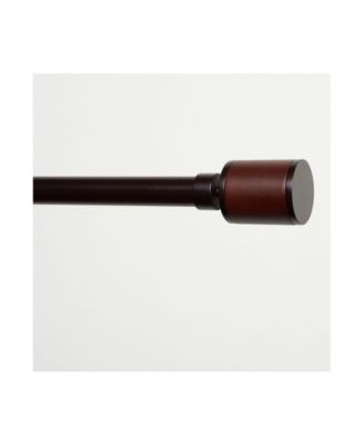  Rimini 1" Window Curtain Rod and Finial Set, Adjustable