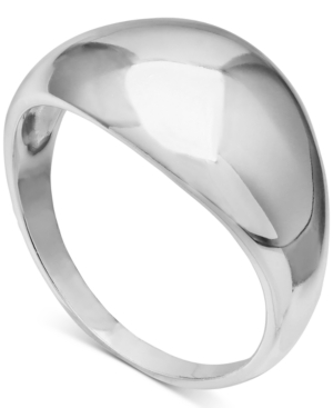 image of Giani Bernini Polished Dome Ring in Sterling Silver, Created for Macy-s