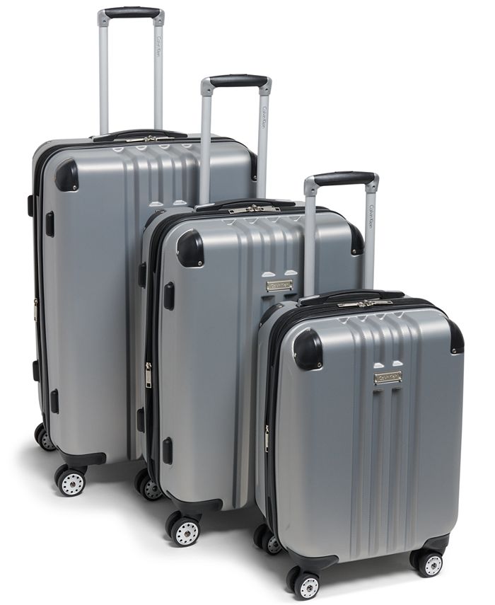 Calvin Klein Adventure 3 Piece Hardside Luggage Set & Reviews - Luggage Sets  - Luggage - Macy's