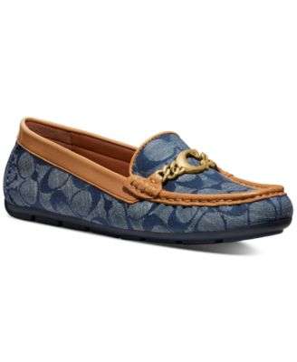 coach driving loafers women's