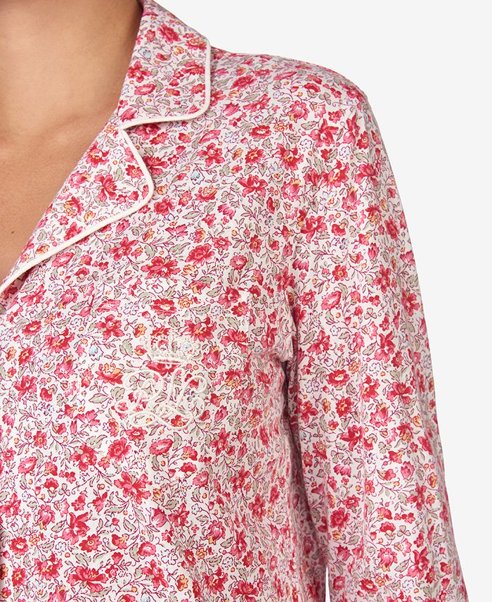 Lauren Ralph Lauren FloralPrint Cotton Pajamas Set Macy's