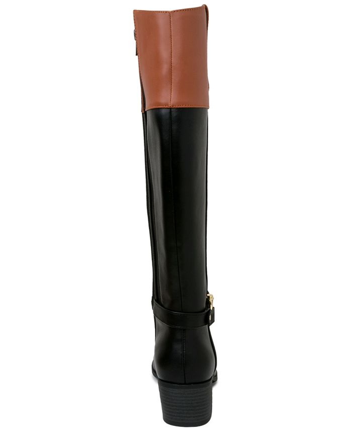 Karen Scott Vickyy Riding Boots Women's Shoes Black Size 5 M