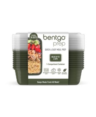 Food Prep 1-Compartment Food Storage Containers, Pack of 10