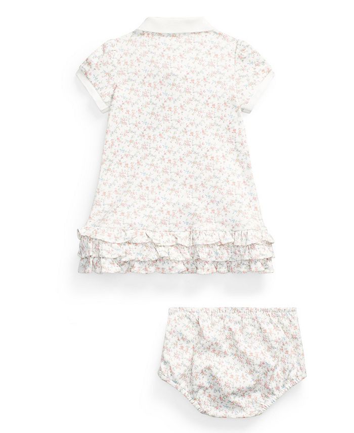 Polo Ralph Lauren Ralph Lauren Baby Girls Ruffled Polo Dress and