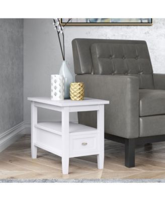 Warm Shaker Narrow Side Table