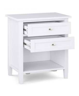 Warm Shaker Bedside Table