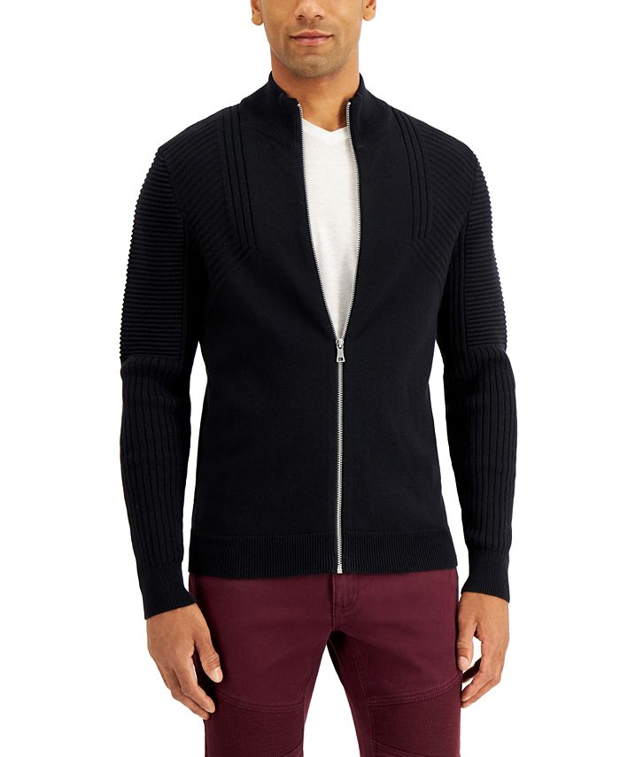 INC International Concepts Men's Champ Zip Sweater, Created for Macy's ...
