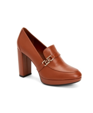 image of Calvin Klein Women-s Pressy Platform Moc Pumps Women-s Shoes