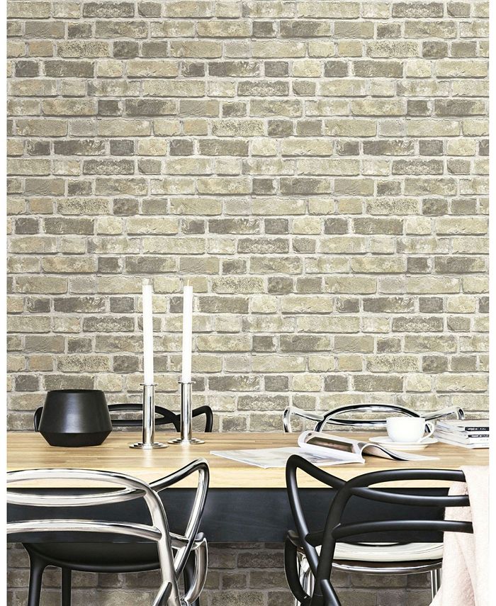 Graham & Brown Brick Peel and Stick Wallpaper Macy's