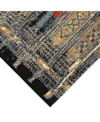 Marina Tribal Stripe 1'11" x 7'6" Runner Rug