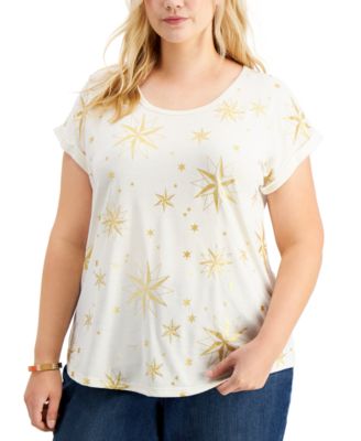 style and company plus size tops
