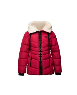 reebok women's puffer jackets