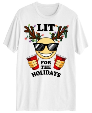 Hybrid Men's Lit for The Holidays Short Sleeve T-shirt