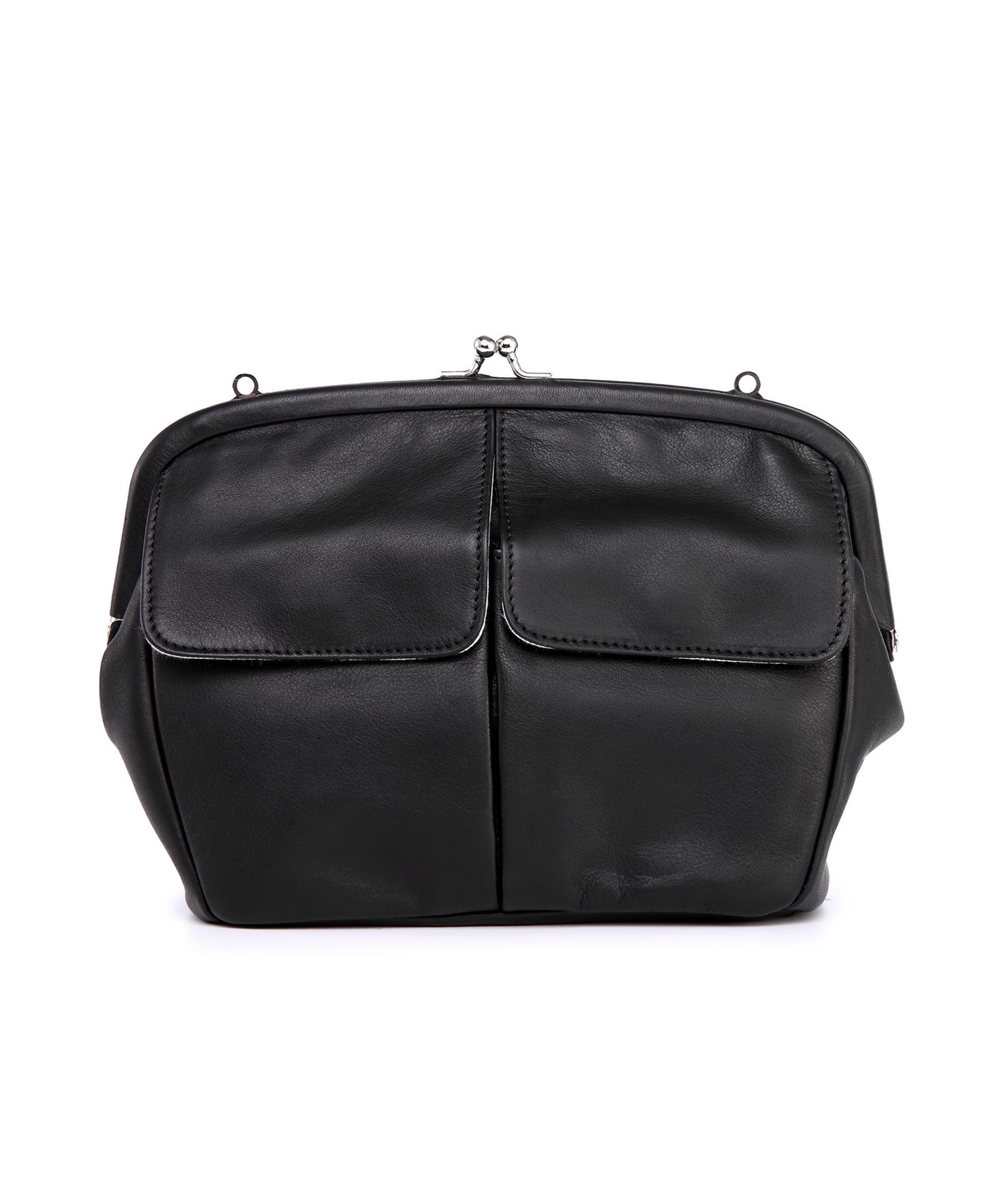 Женская сумка OLD TREND Genuine Leather Pac Shell Crossbody, цвет: Чёрный — фото 11