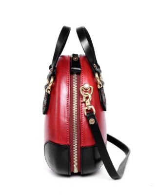 Women's Genuine Leather Fairy Lantern Mini Satchel