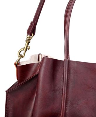Women's Genuine Leather Sprout Land Tote Bag