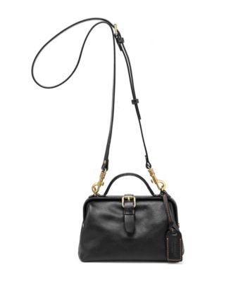 Doctor Small Leather Crossbody Satchel Bag