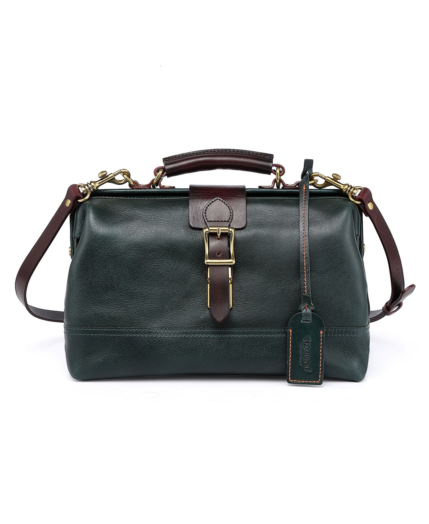 Doctor Small Leather Crossbody Satchel Bag