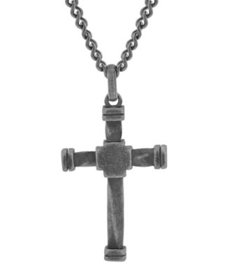 C&C Jewelry Macy's Men's Classic Cross Pendant Necklace in