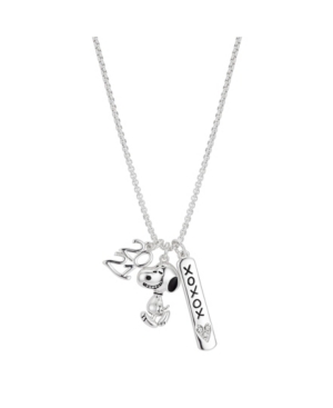 image of Peanuts Fine Silver Plated Cubic Zirconia 
