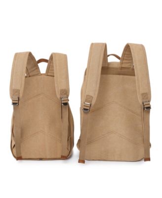 Trail and Tree Double Canvas Backpack Handbag