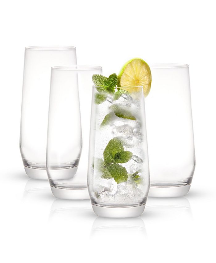 JoyJolt Gwen Highball Glasses, Set of 4 Macy's